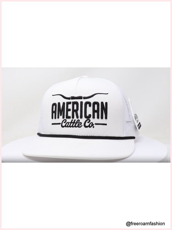 Adjustable Snapback Western Trucker Hat - Premium Poly-Cotton Blend main image 3